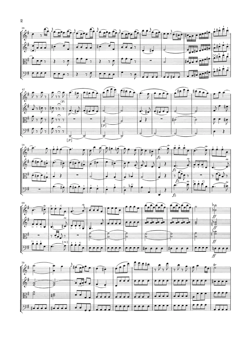 Haydn: String Quartets Book V, Op. 33 (Study Score) - Image 3