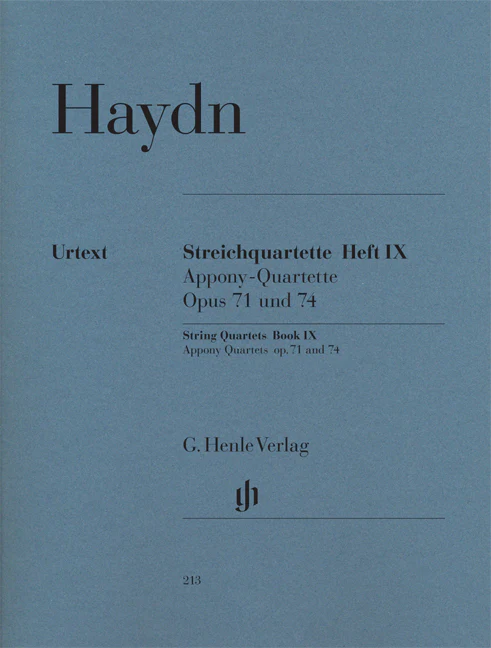 Haydn: String Quartets Book IX, Op. 71 and 74
