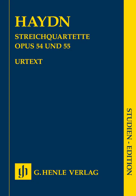 Haydn: String Quartets Book VII, Op. 54 and 55 (Study Score)