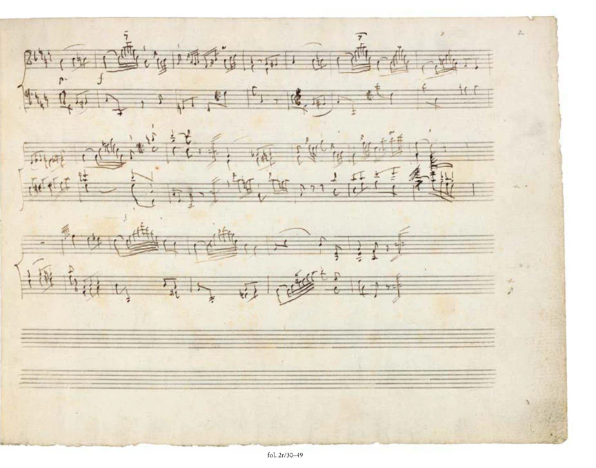 Haydn: Variations f minor (Sonata) Hob. XVII:6 (Facsimile) (Hardcover) - Image 3