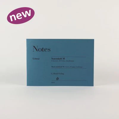 Henle Notes Musicbook M Landscape Format 6 Staves Per Page
