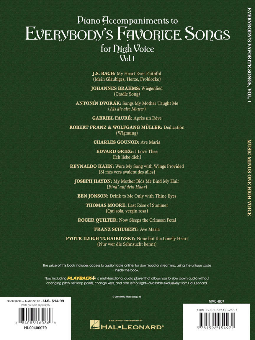Everybody's Favorite Songs - High Voice, Vol. I - Image 6