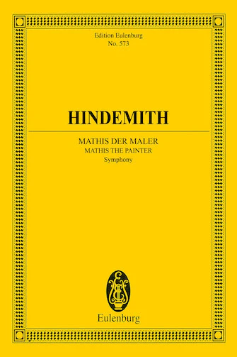 Hindemith Mathis der Maler Study Score