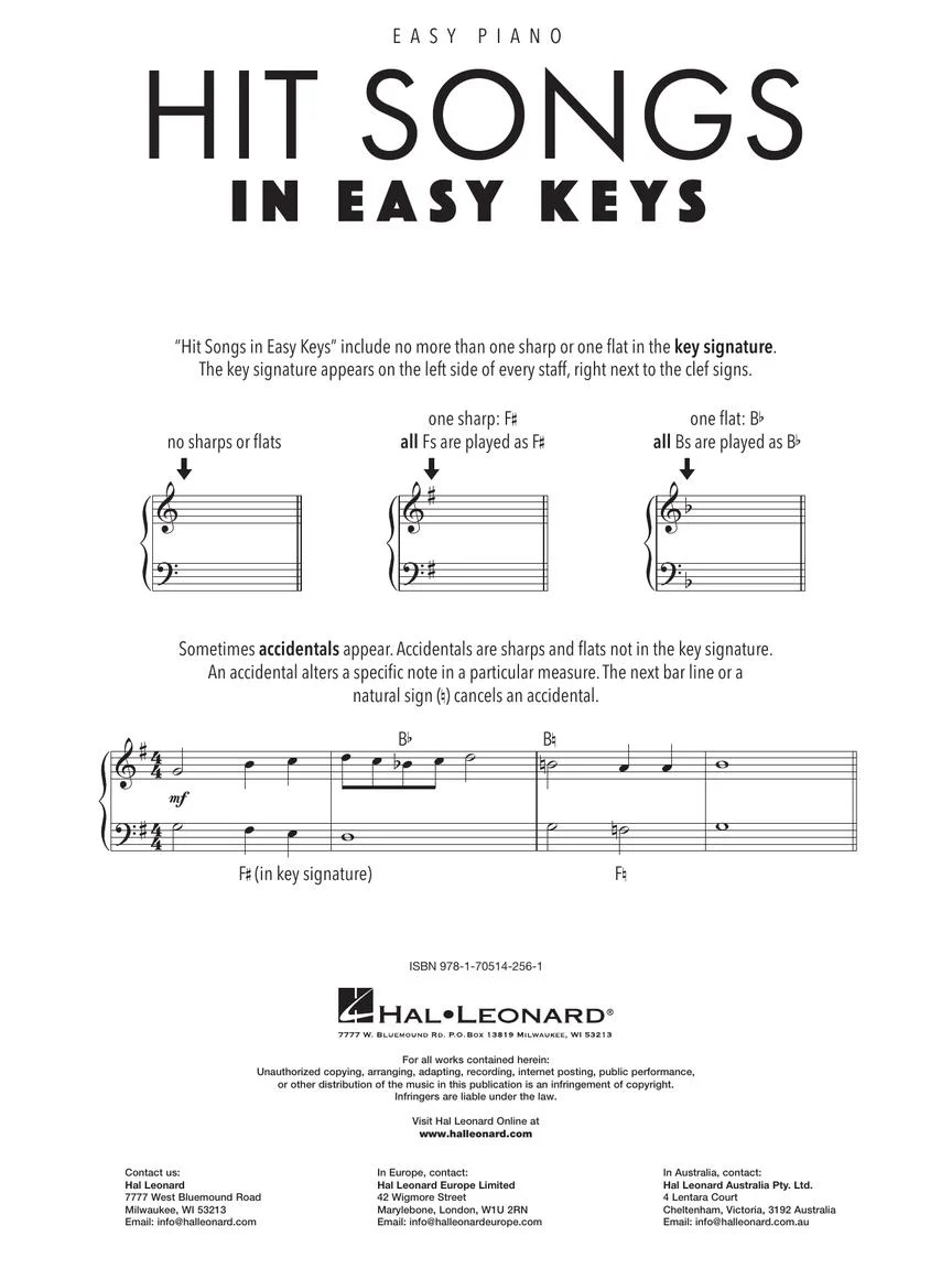 Hit Songs – In Easy Keys - Image 2