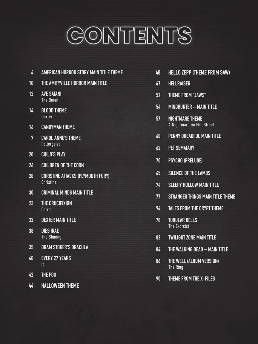 Horror Music 34 Themes from Movies and TV - Image 2