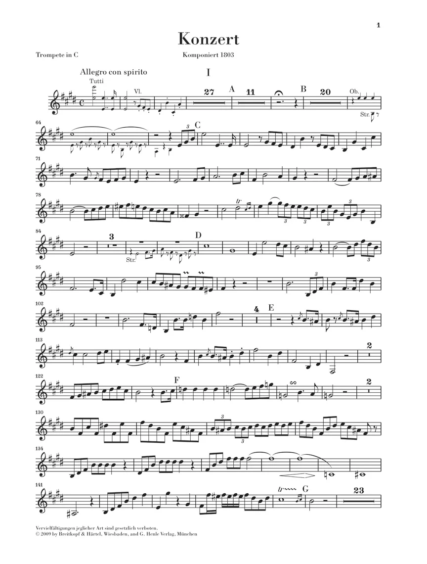 Hummel: Trumpet Concerto in E major - Image 5