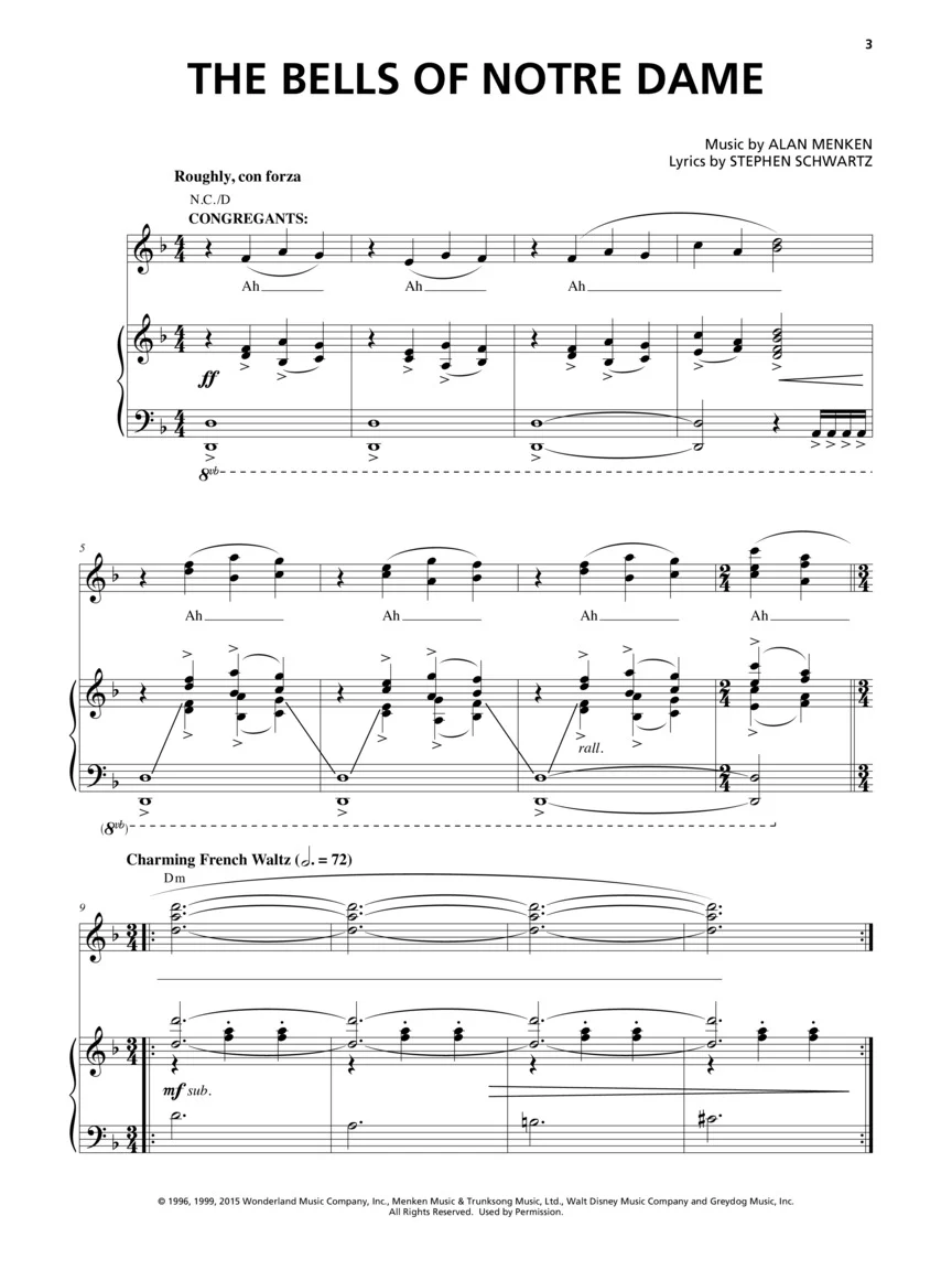 Menken: Hunchback of Notre Dame, The: The Stage Musical Vocal Selections - Image 3