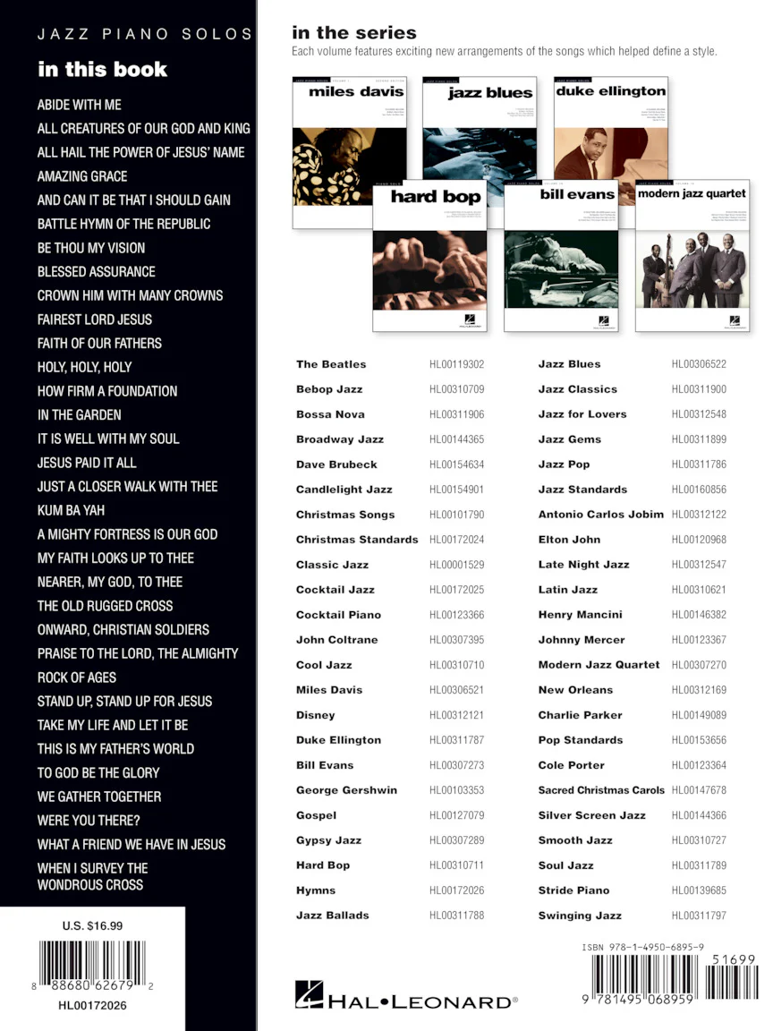 Hymns - Jazz Piano Solos Vol. 47 - Image 8