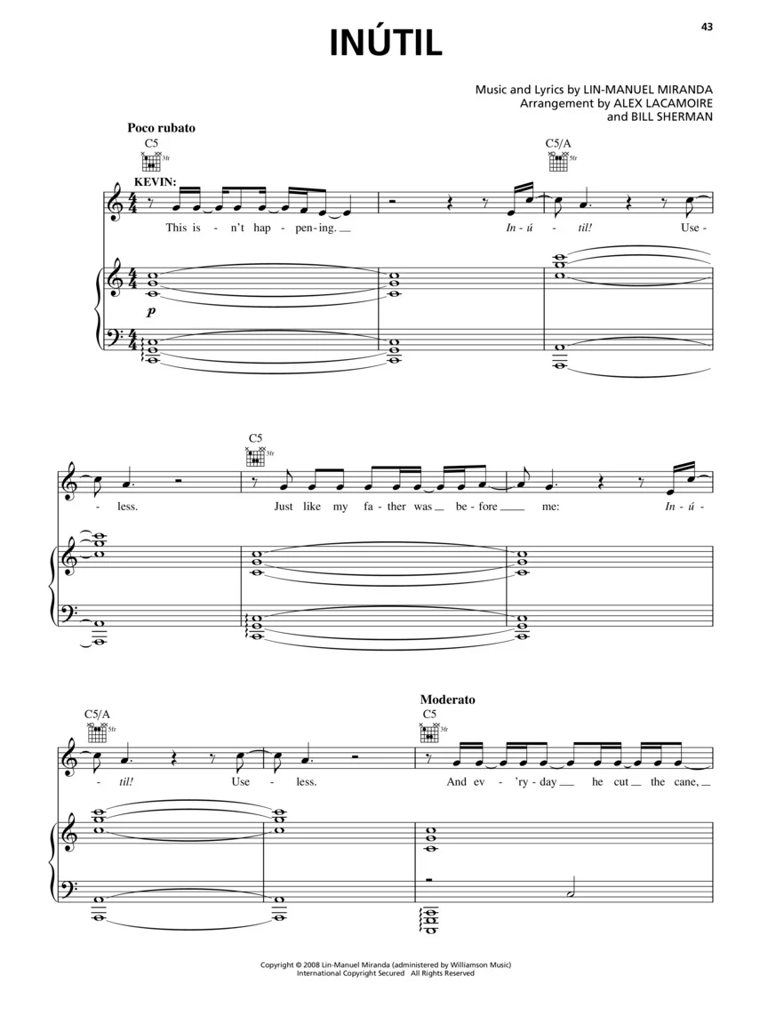 In the Heights - Piano/Vocal Selections - Image 4