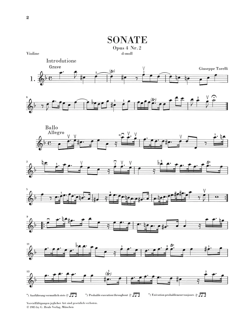 Italian Violin Music of the Baroque Era: Italian Violin Music of the Baroque Era, Volume I - Image 5