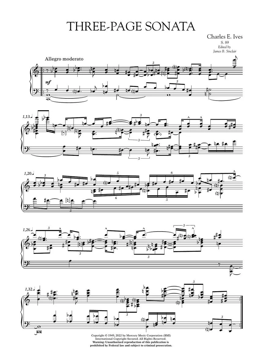 Ives Piano Pieces: Shorter Works for Piano – Volume 3 - Image 8