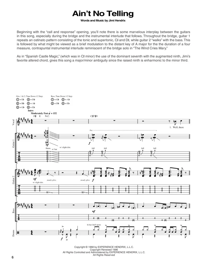 Jimi Hendrix – The Complete Scores - Image 5