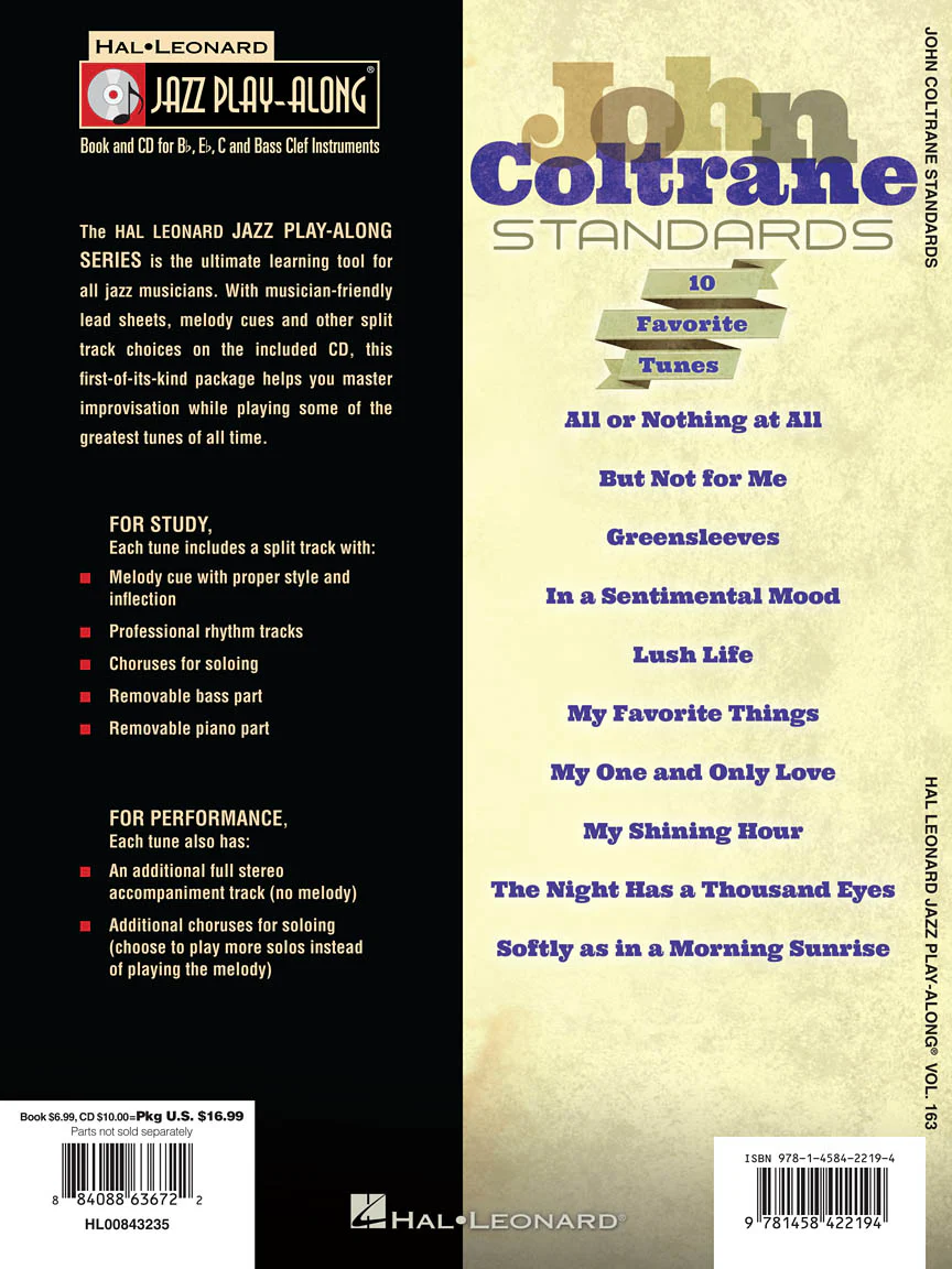 Coltrane, John - Standards - Jazz Play-Along Vol. 163 - Image 2
