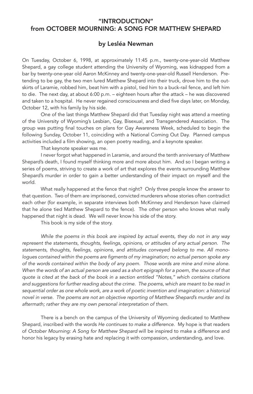 Johnson: Considering Matthew Shepard Vocal Score - Image 4