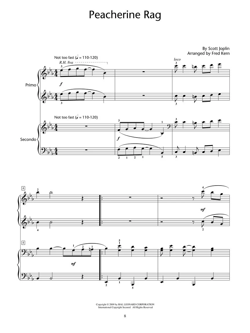 Joplin Ragtime Duets - Image 4