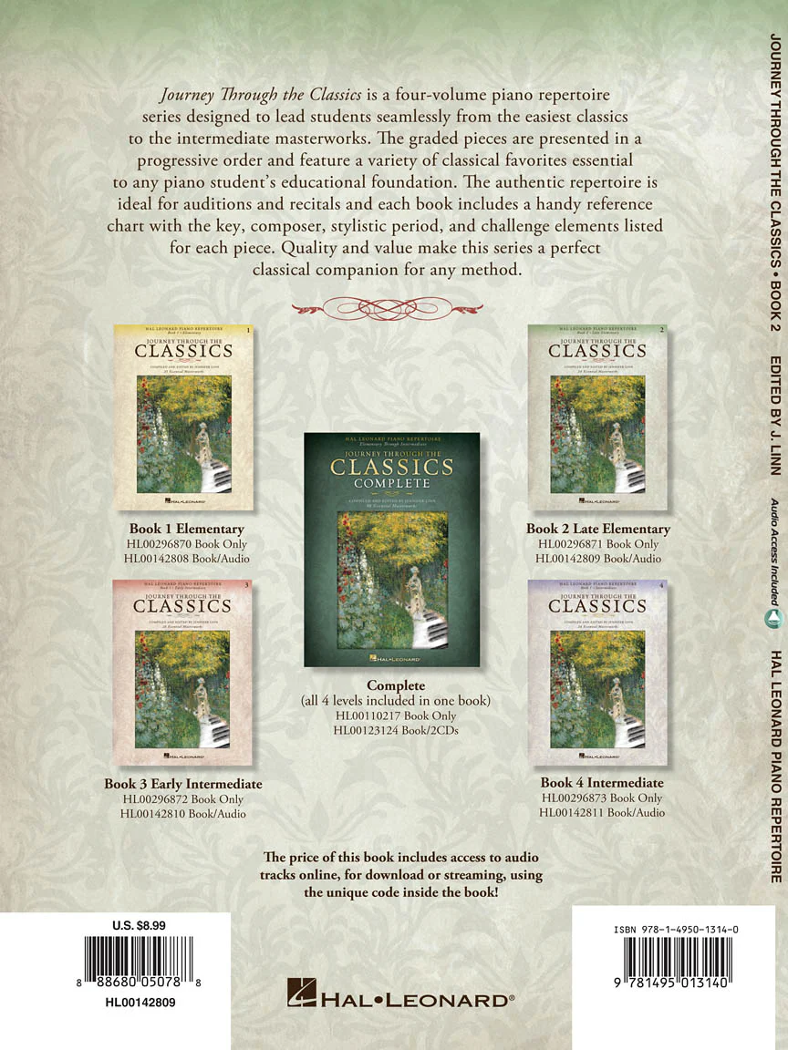 Journey Through the Classics - Hal Leonard Piano Repertoire - Image 2