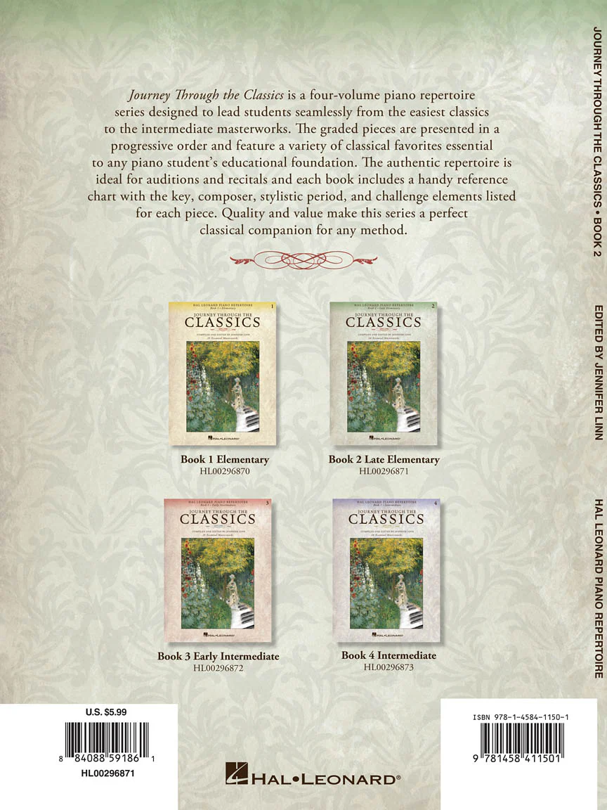 Hal Leonard Journey Through the Classics: Book 2 Late Elementary - Image 2