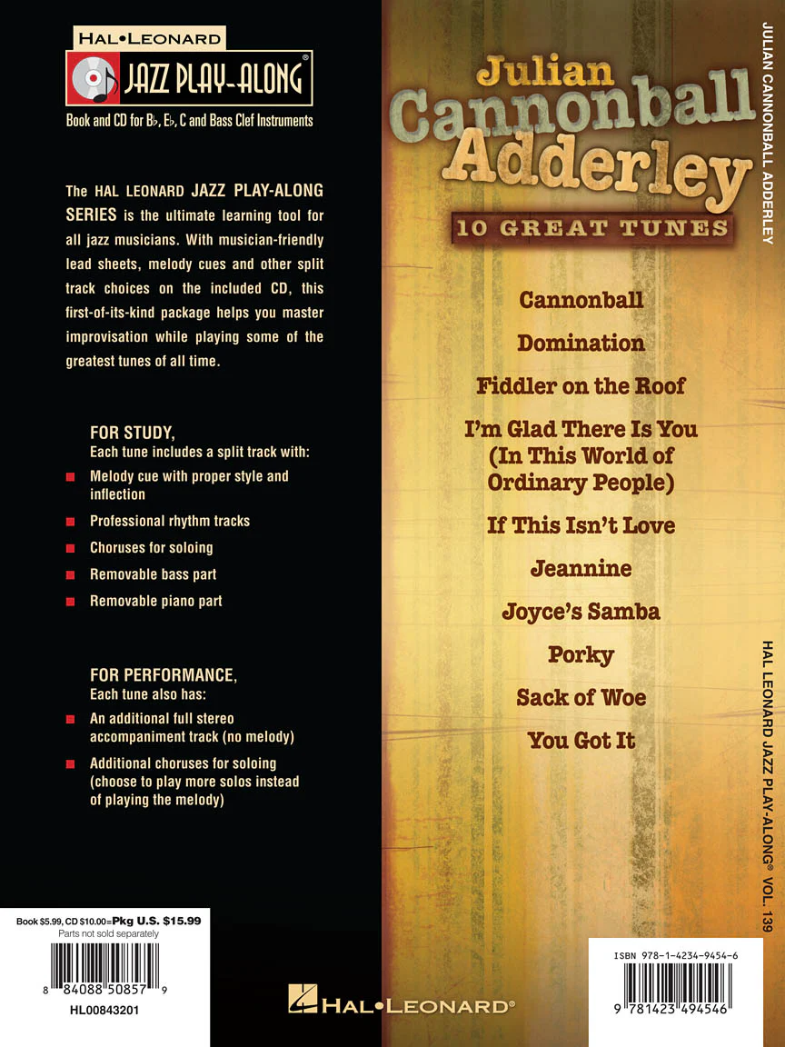 Adderley: Jazz Play-Along, Vol. 139 - Image 2