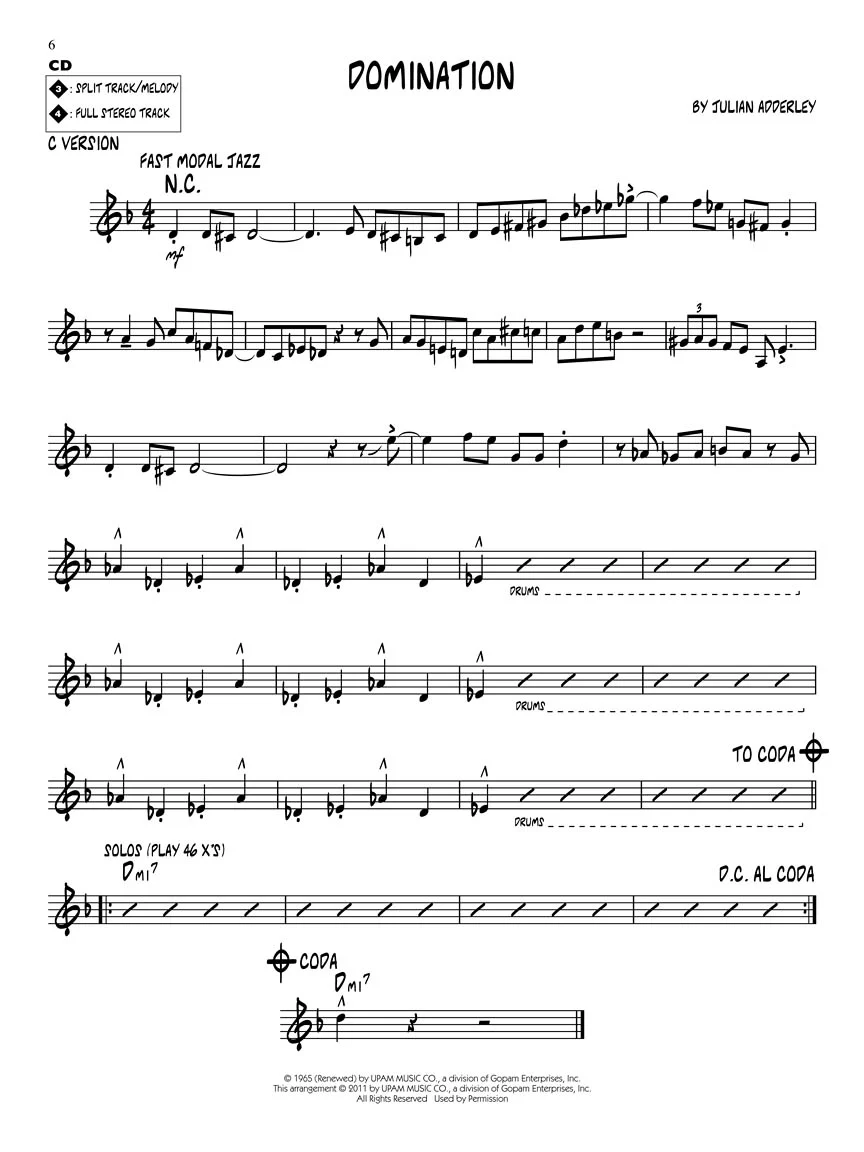 Adderley: Jazz Play-Along, Vol. 139 - Image 4