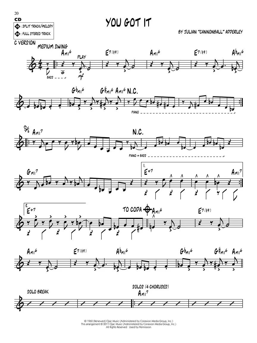 Adderley: Jazz Play-Along, Vol. 139 - Image 6