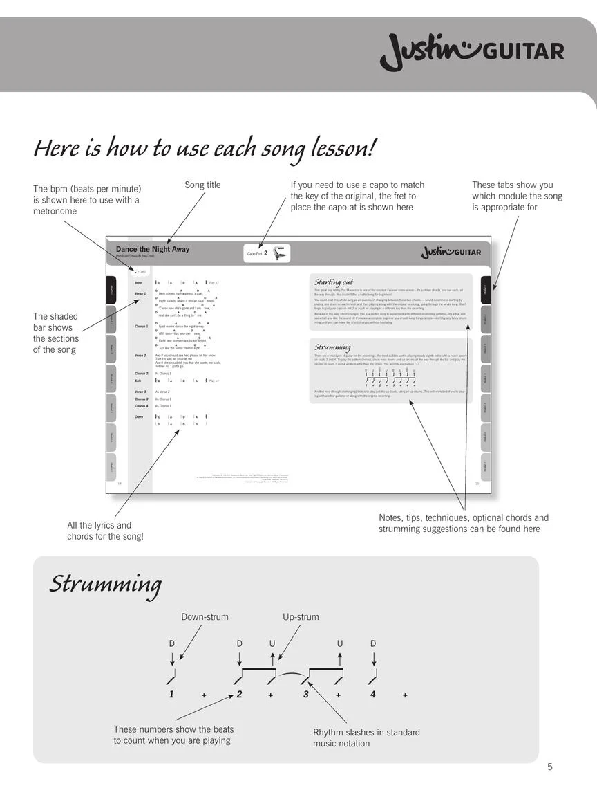 JustinGuitar Easy Guitar Songbook - Image 6