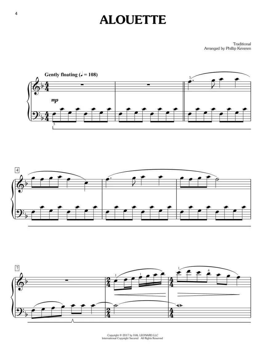 Songs from Childhood for Easy Classical Piano - Image 3