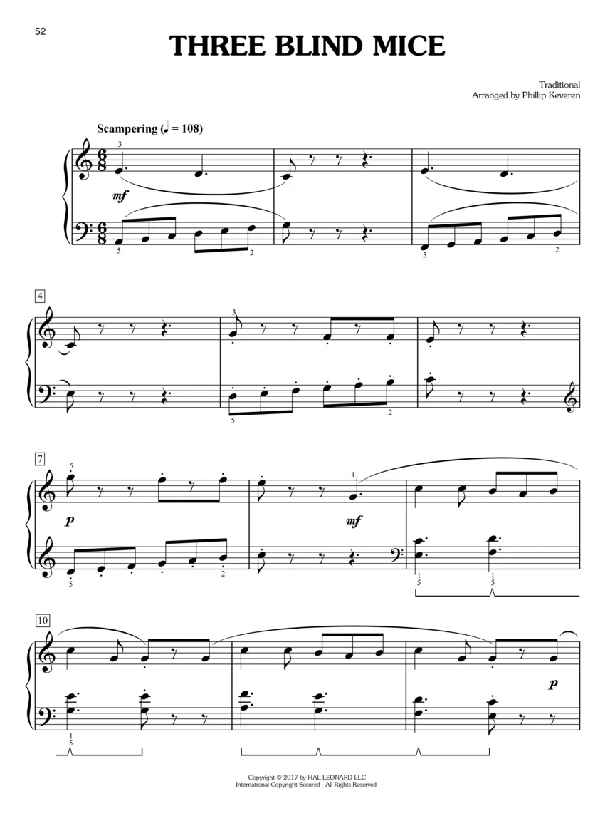 Songs from Childhood for Easy Classical Piano - Image 5
