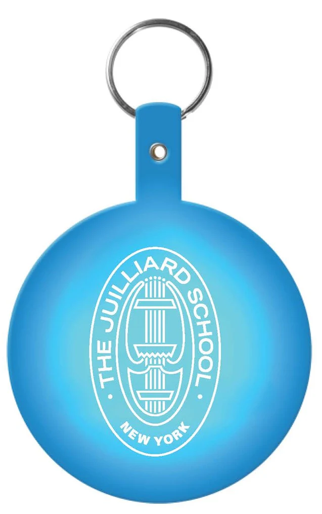 Clearance: Keychain: Juilliard Basic Plastic Key Ring with Seal logo - Image 3