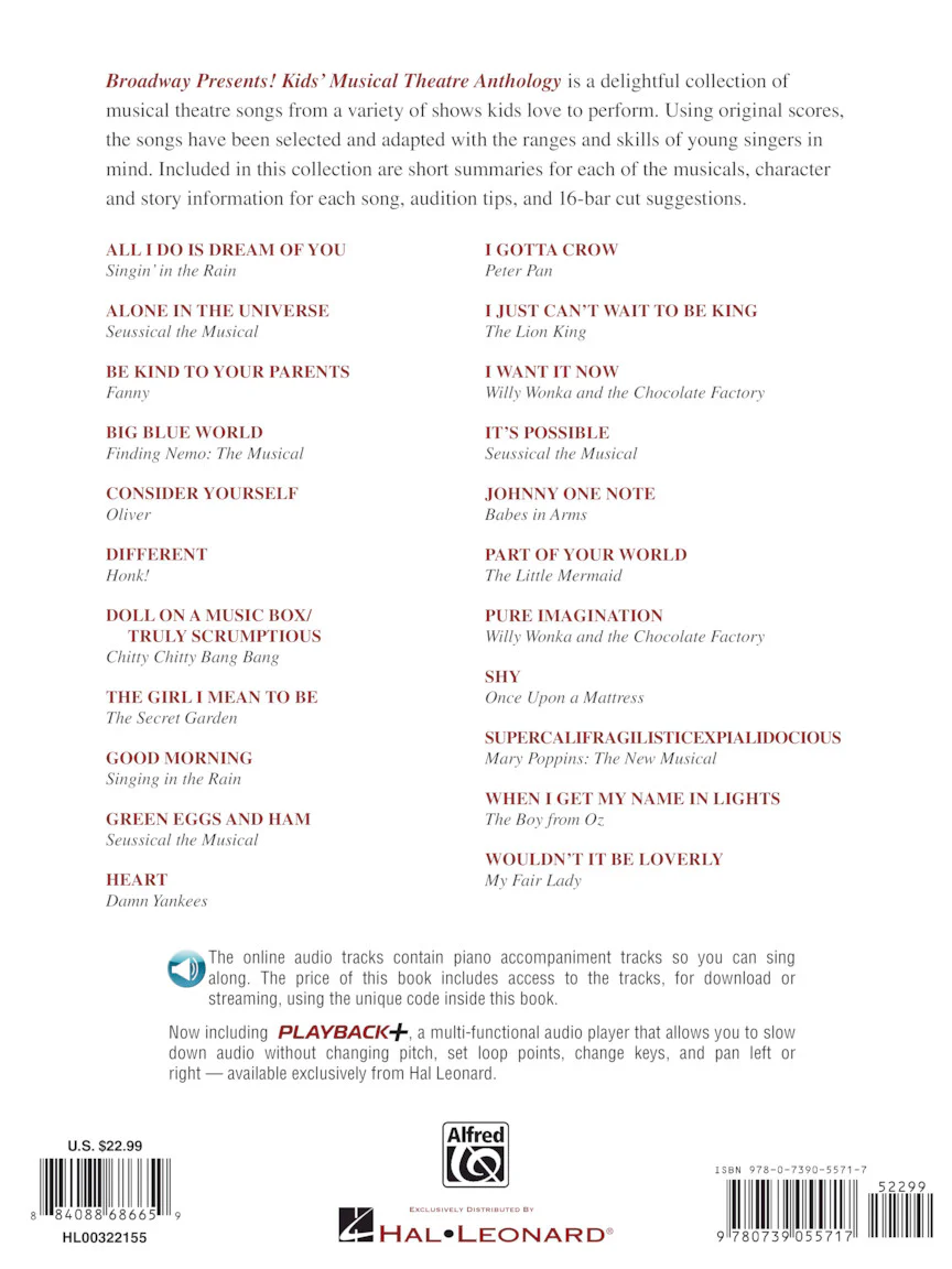 Kids' Musical Theatre Anthology - Image 6