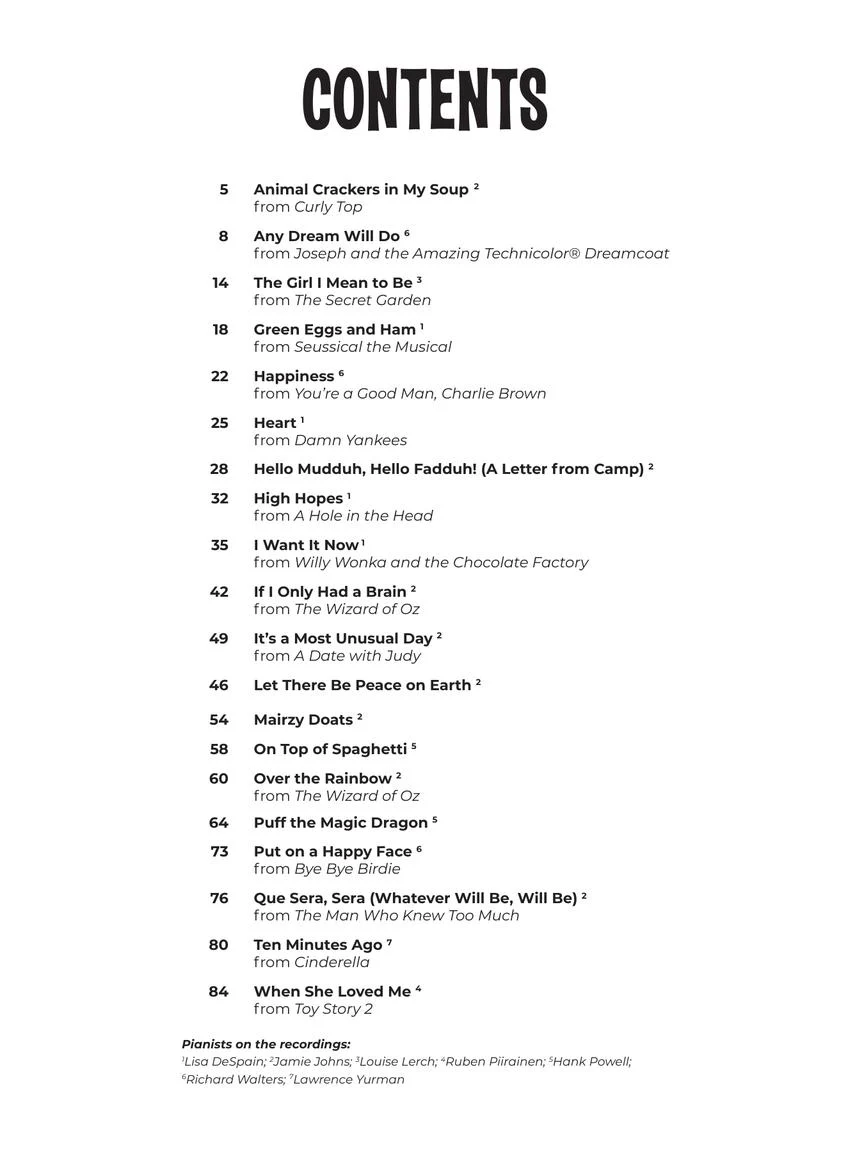 Kids' Vocal Solo Collection - With Recorded Accompaniments - Image 2