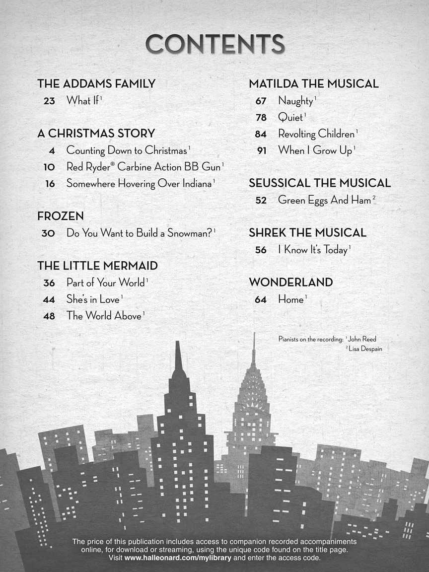 Kids' Songs from Contemporary Musicals - Image 3