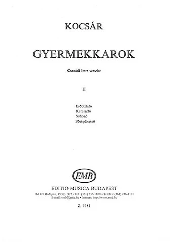 Kocsar Gyermekkarok 2