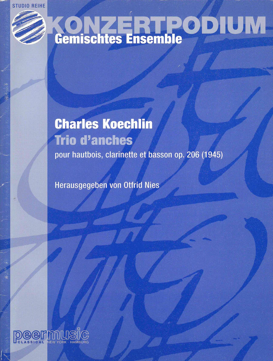Koechlin Trio d'anches