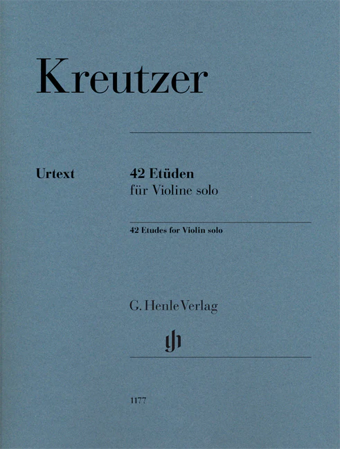 Kreutzer: 42 Etudes for Violin solo