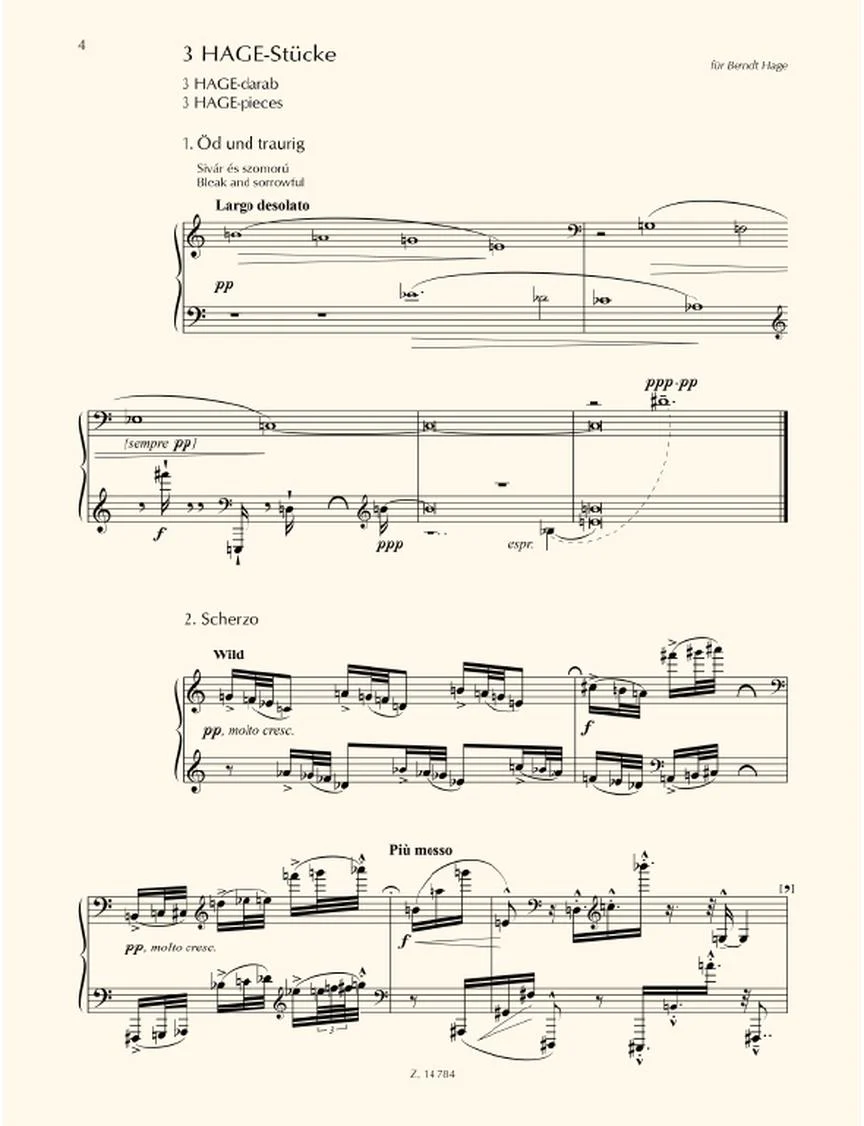 Kurtag Games Volume 9 for Piano (Spiele, Jatekok 9) - Image 2