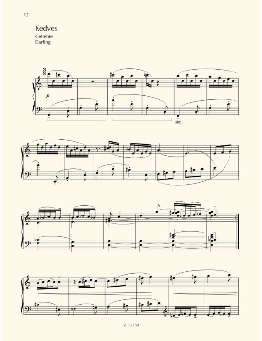 Kurtag Games X Diary Entries, Personal Messages  for Piano Solo - Image 3