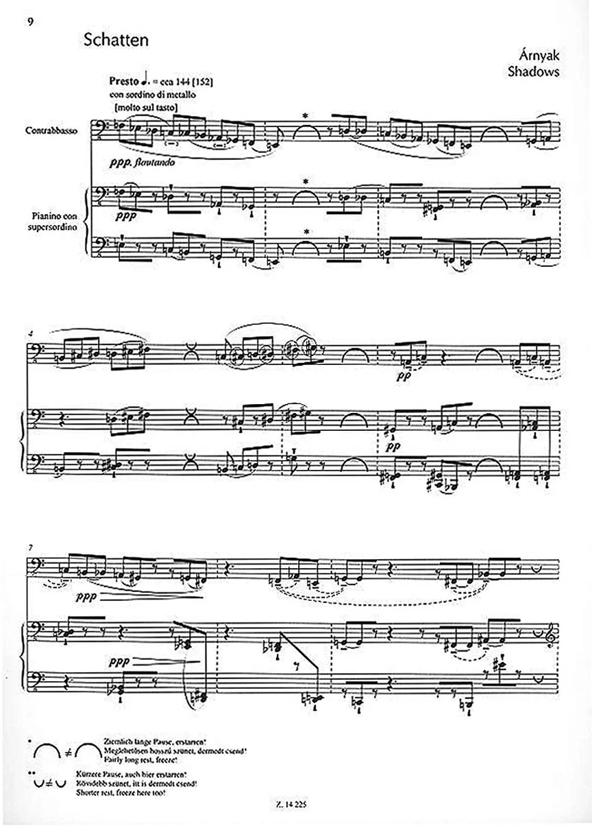 Kurtag Signs, Games And Messages For Double Bass - Image 3