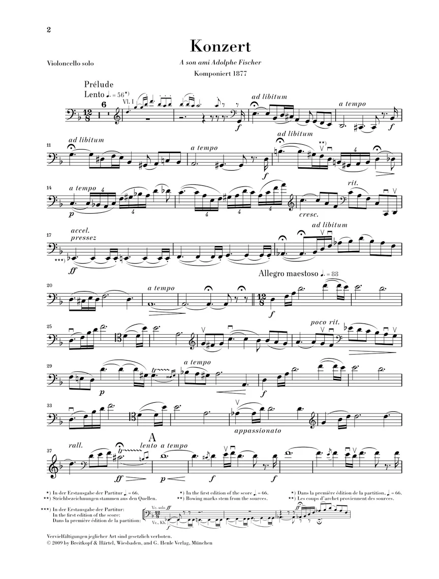 Lalo: Cello Concerto in d minor - Image 3