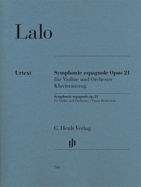 Lalo: Symphonie espagnole for Violin and Orchestra, Op. 21 (Piano Reduction)