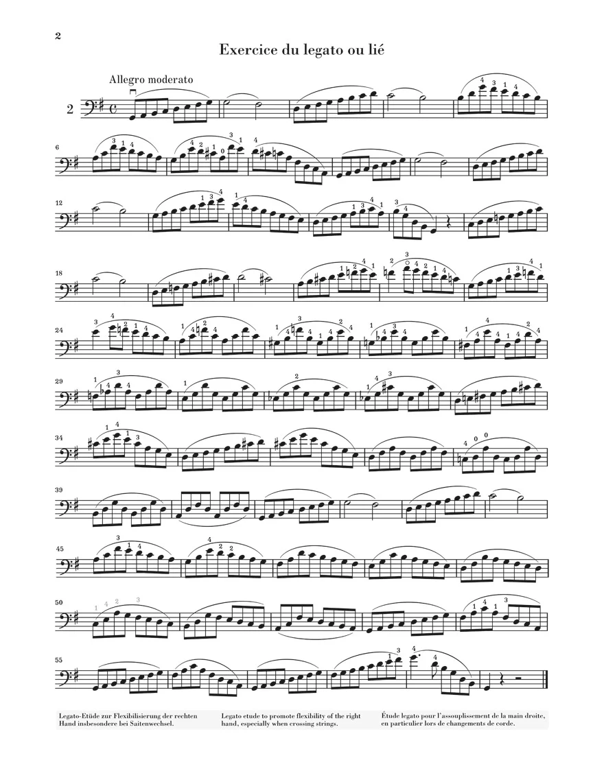 Lee: 40 Etudes, Op. 31 for Cello solo - Image 3