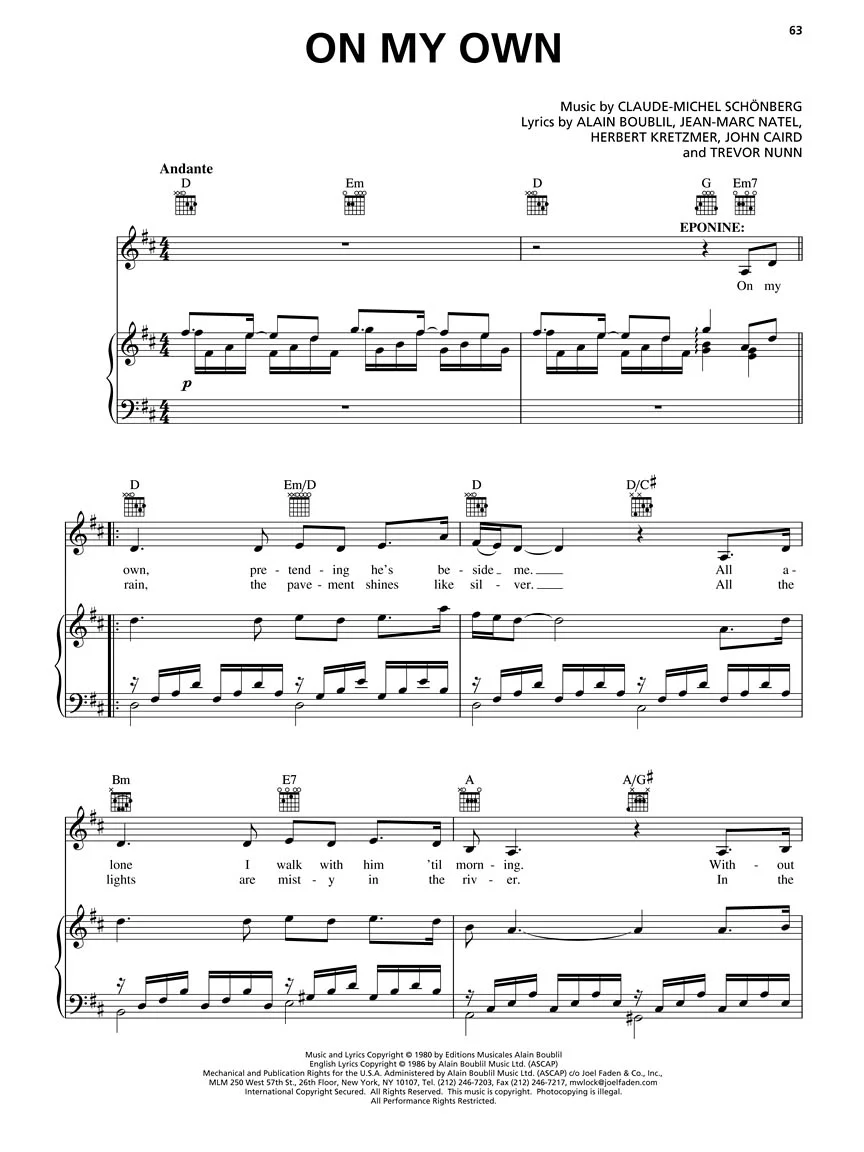 Les Misérables - Piano/Vocal Selections Updated Edition - Image 3