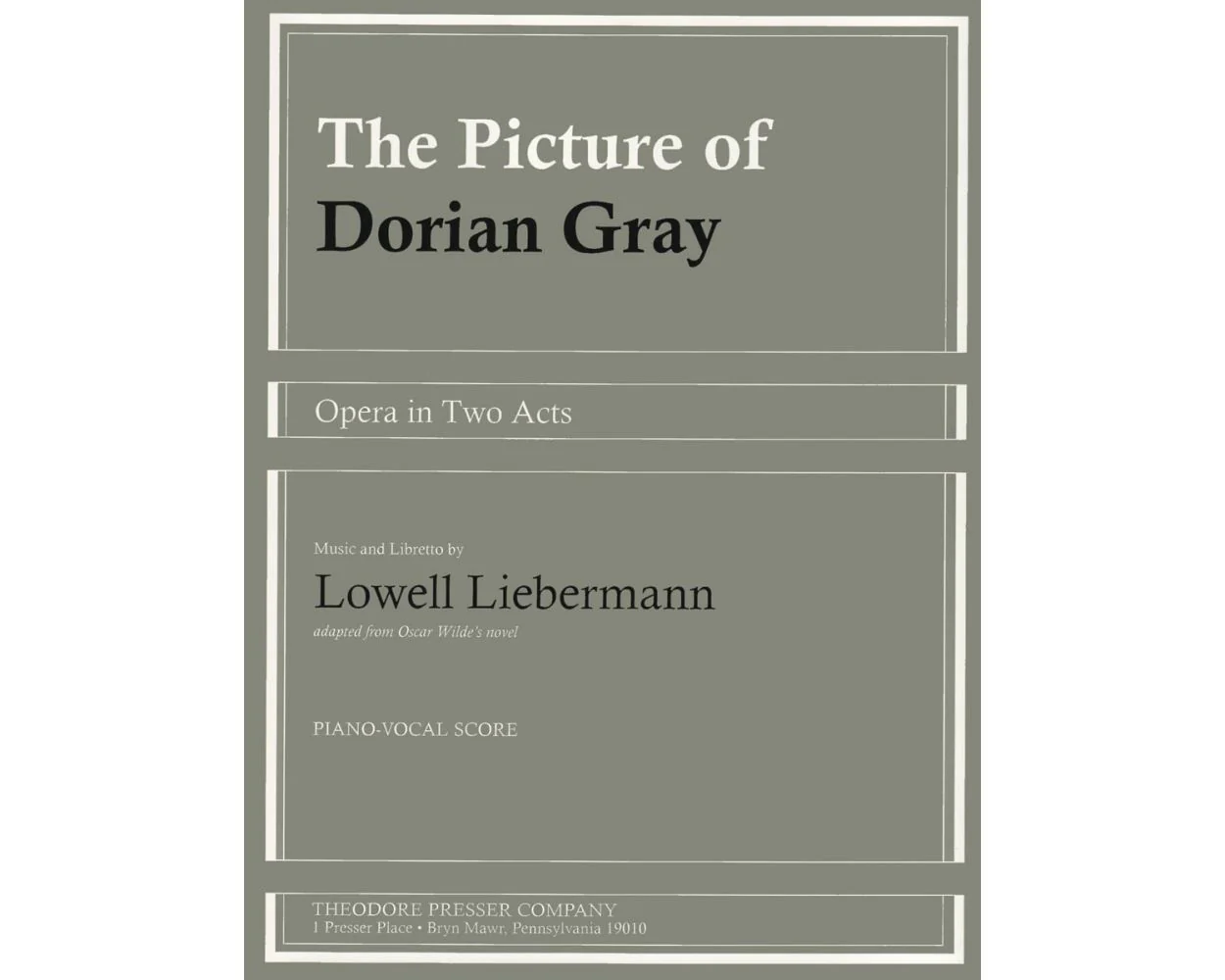 Liebermann The Picture Dorian Gray