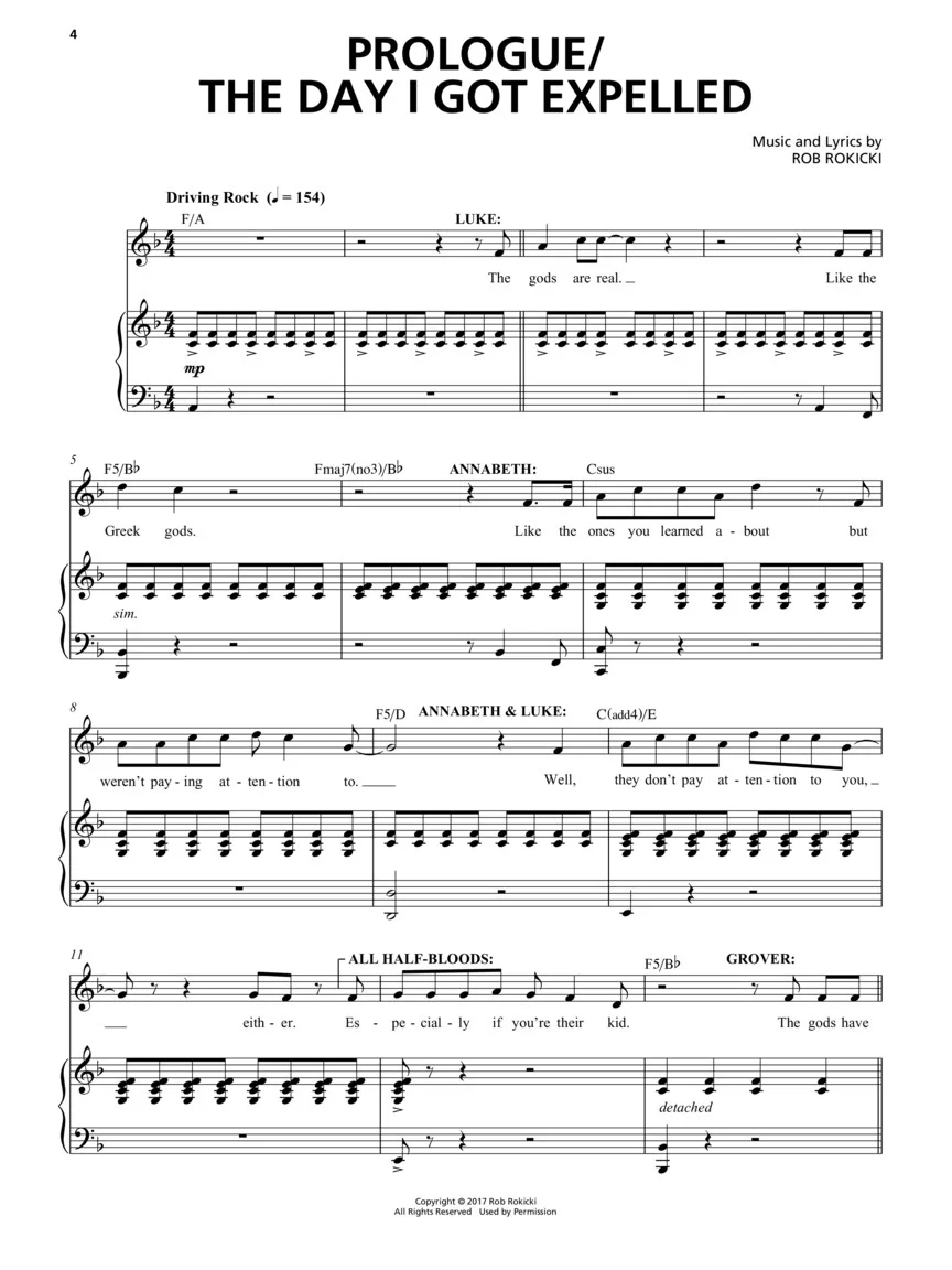 The Lightning Thief Vocal Selections - Image 3