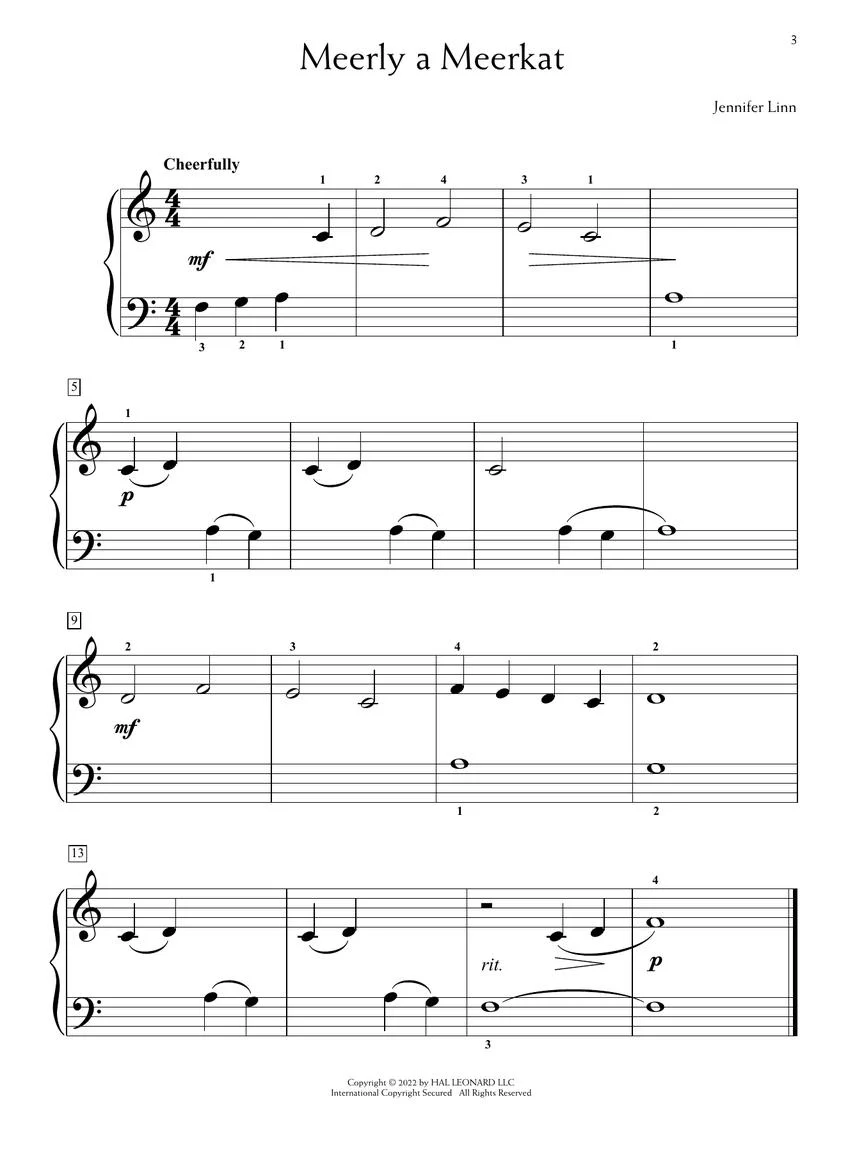 Linn Rendezvous at the Zoo – 12 Piano Solos in Progressive Order - Image 4