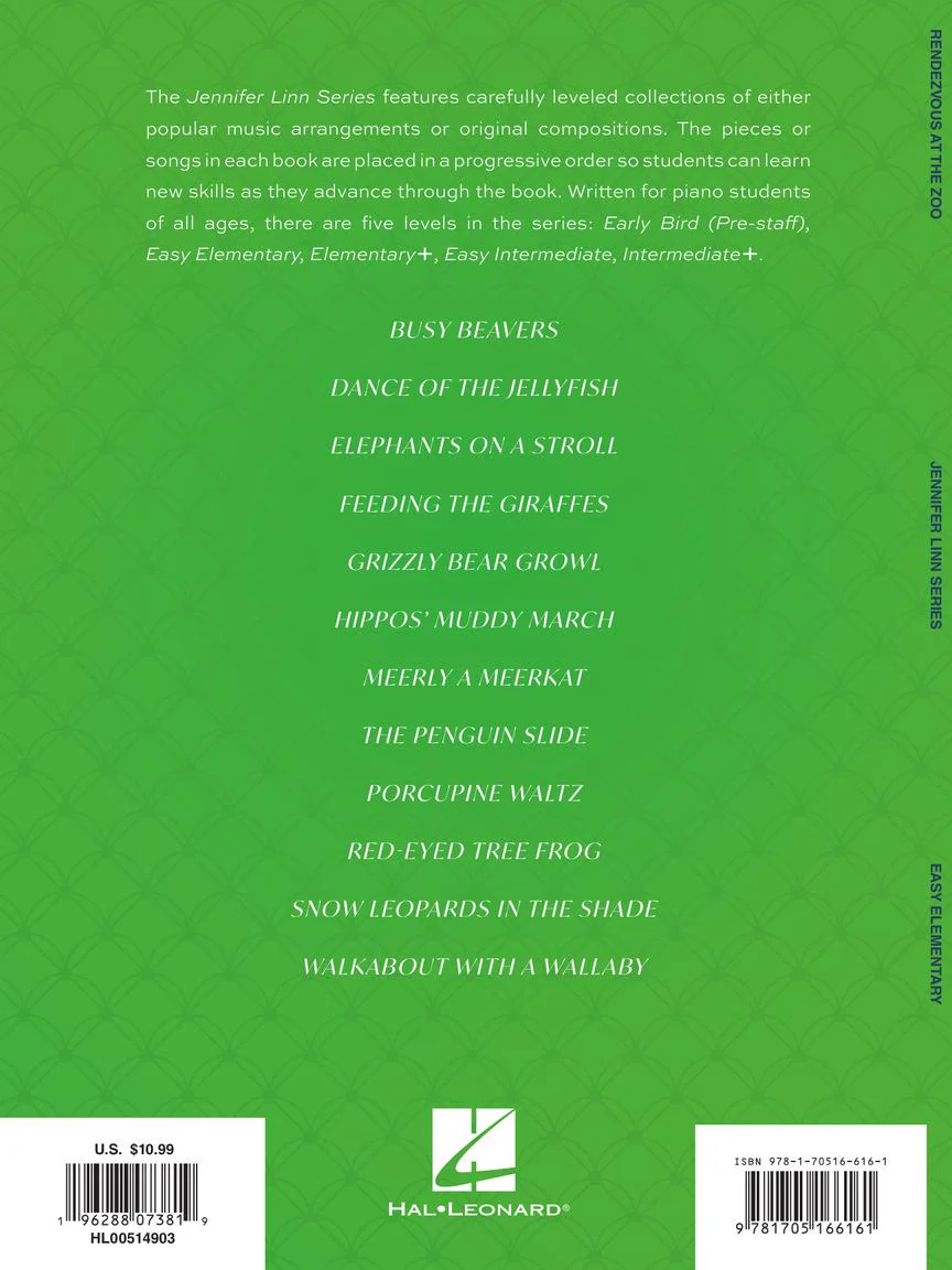 Linn Rendezvous at the Zoo – 12 Piano Solos in Progressive Order - Image 7