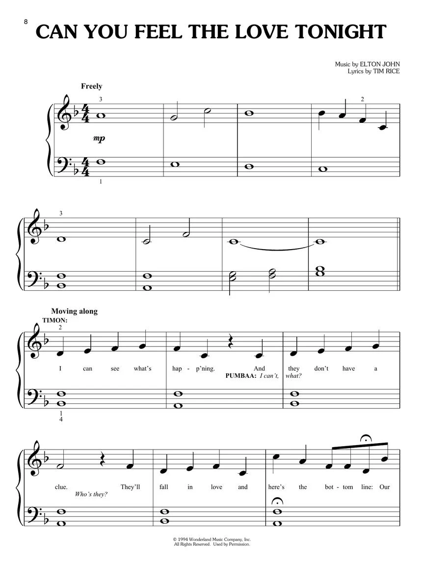 Lion King, The - Big-Note Piano - Image 4