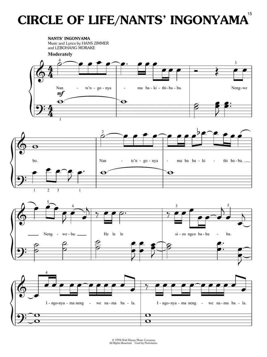 Lion King, The - Big-Note Piano - Image 5