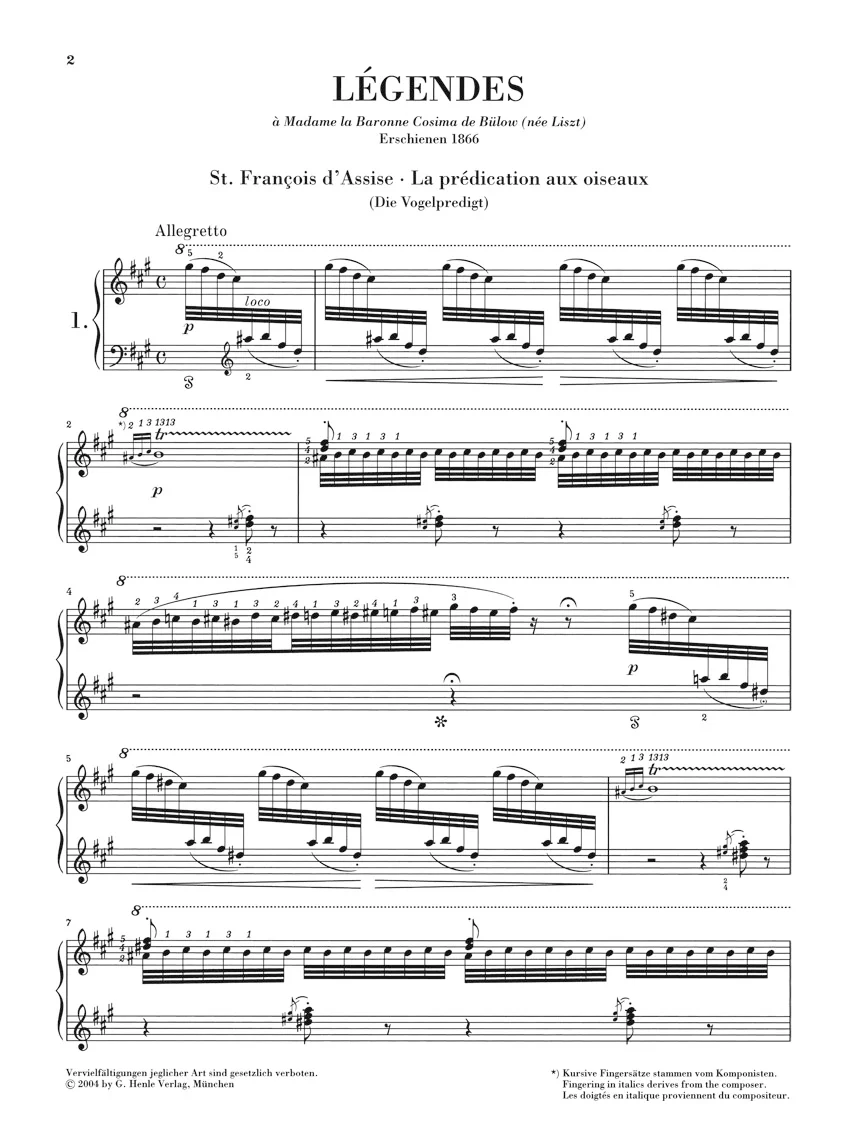 Liszt: Two Legends - Image 2