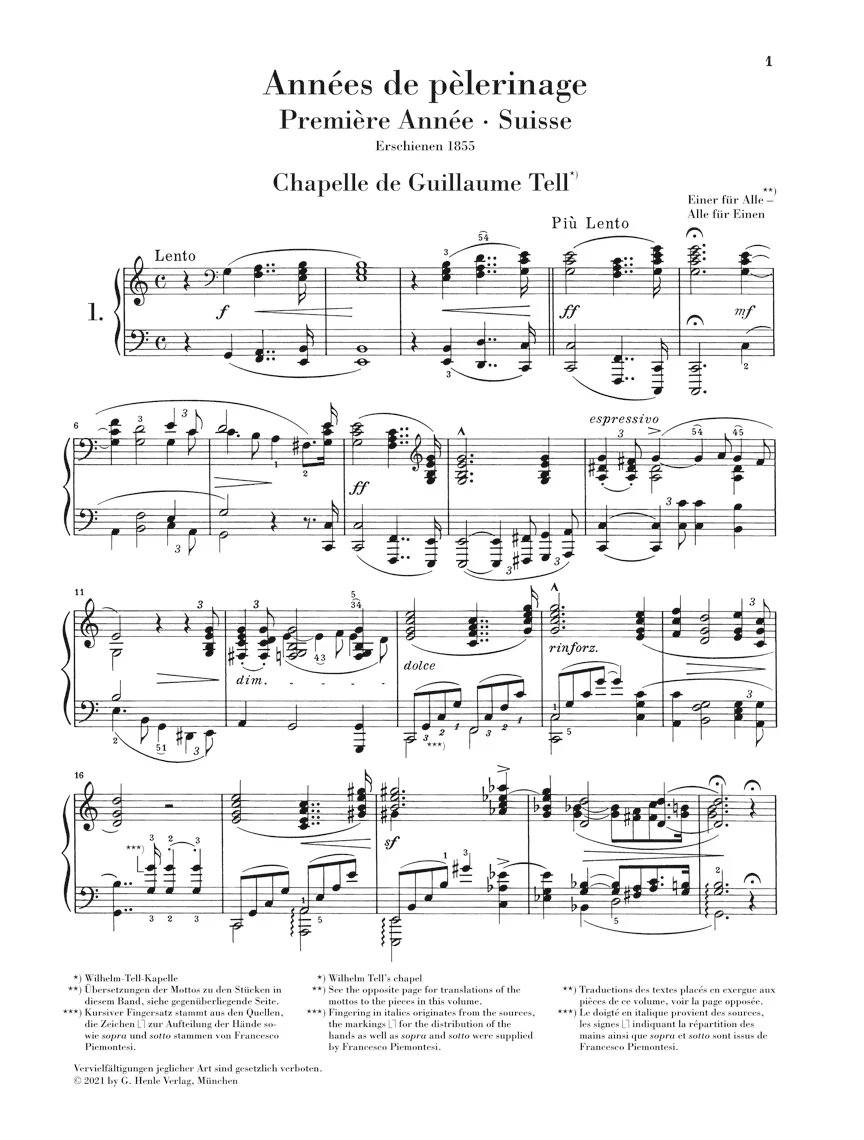 Liszt: Années de pèlerinage 1 - Image 2