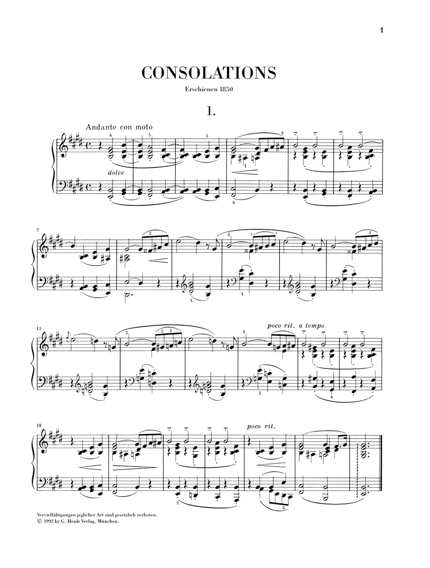 Liszt: Consolations - Image 2